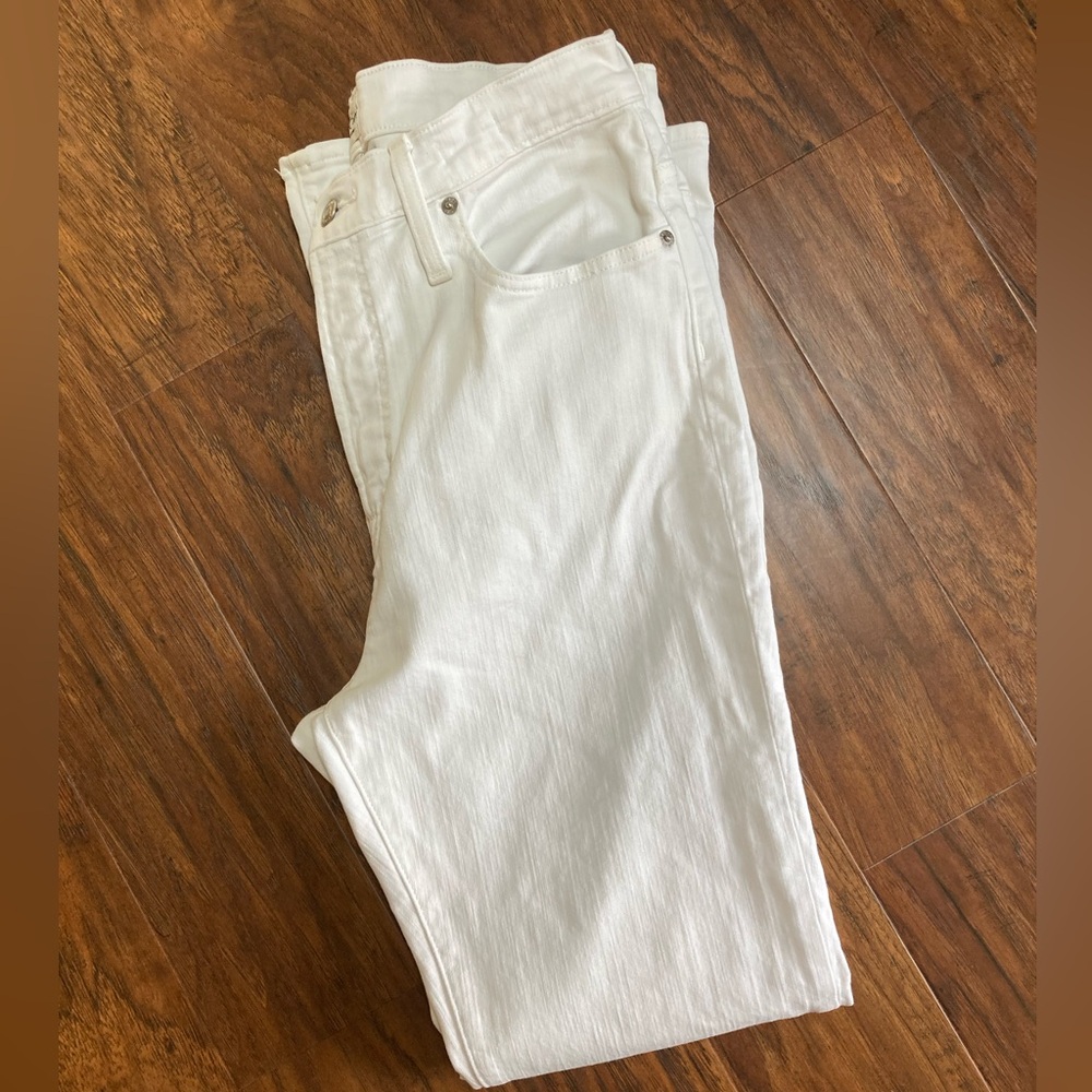 J. Crew Classic White Denim
